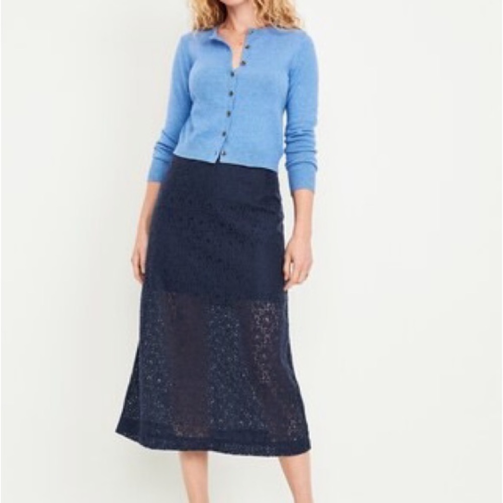 NWT Old Navy Lace Midi Skirt